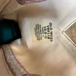 Old West little girls size 10 cowgirl boots